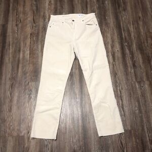 AG Adriano Goldschmied Pants Women's 29 Mari High Rise Slim Straight Velvet